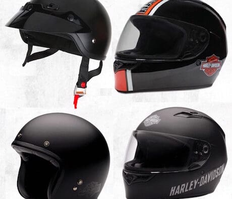 Harley helmets range
