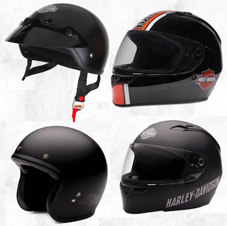 Harley helmets range