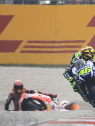 MotoGP Valentino Rossi and Marc arquez