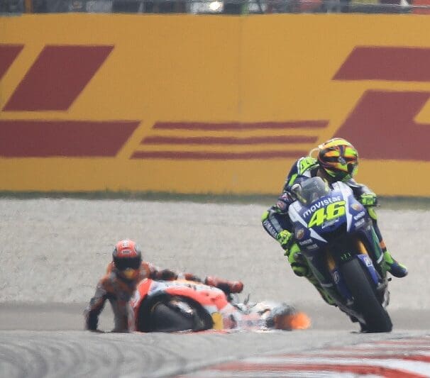 MotoGP Valentino Rossi and Marc arquez