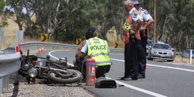 accident scene distracted driver