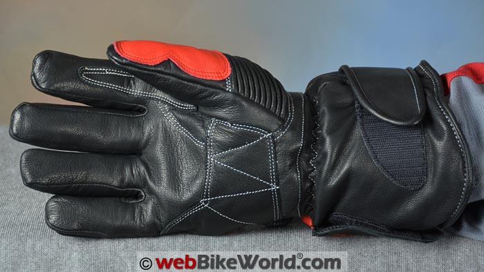 Warmthru Heated Motorcycle Gloves Palm