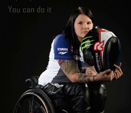 Paralysed mother Ulla Kulju lears to ride again in Rise of a Rider documentary