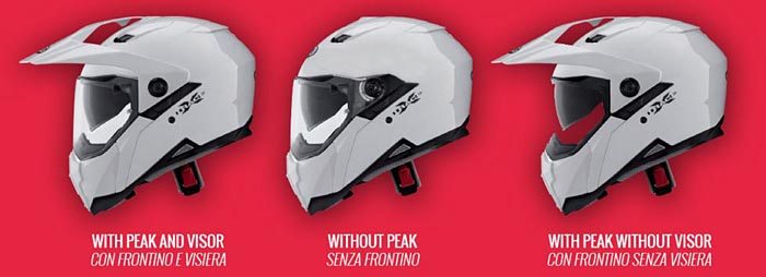 Caberg XTrace Helmet Configurations