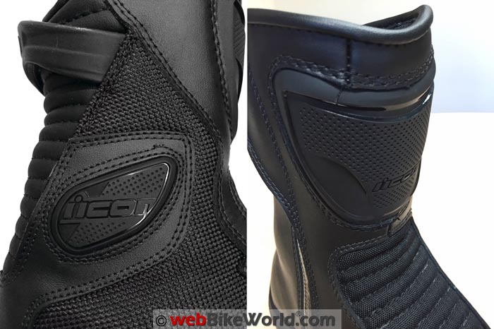 Icon Reign Boots Protective Details