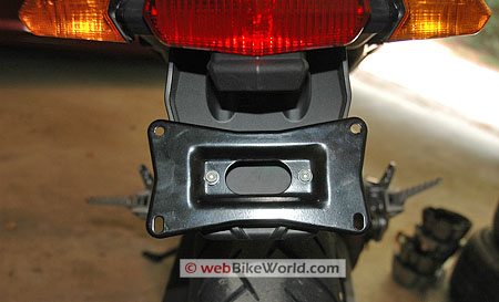 Ducati Multistrada - Rear reflectors removed