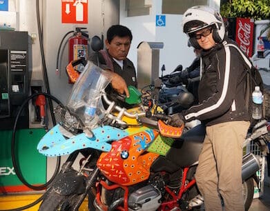 Caberg Duke flip-up helmet ethanol fuel