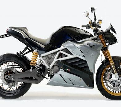 Energica Eva naked electric motorcycle