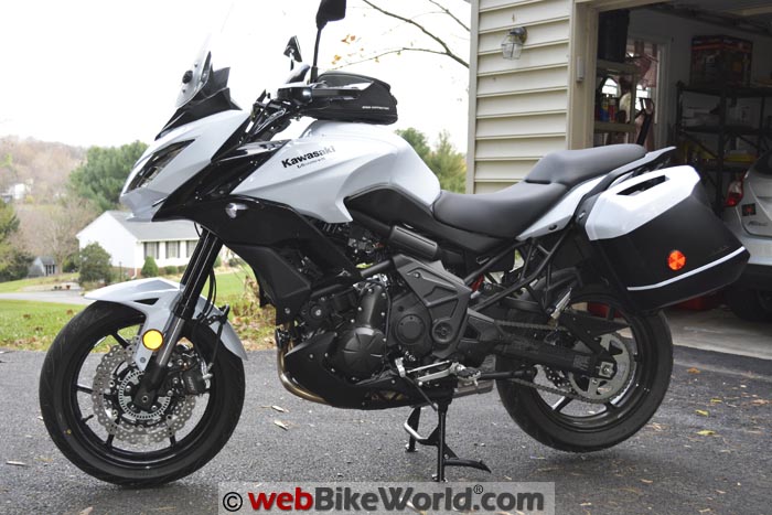 2015 Kawasaki Versys Center Stand Review - webBikeWorld