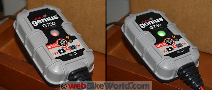 thumbnail image 2 of NOCO Genius G750 6V/12V .75 Amp Battery Charger And Maintainer - Only... 2 of 14