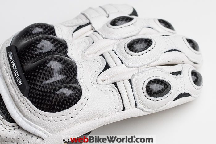 Racer High Racer Gloves Knuckle Protector Side View