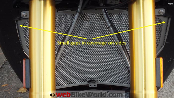 R&G Radiator Guard Side Gaps