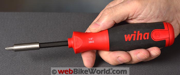 Wiha Pop-Up Screwdriver Size Comparison