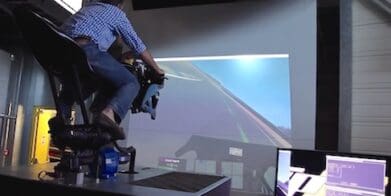 Motorcycle simulator fun
