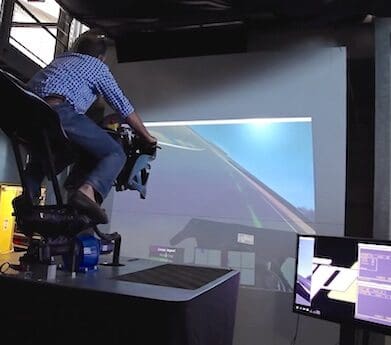 Motorcycle simulator fun