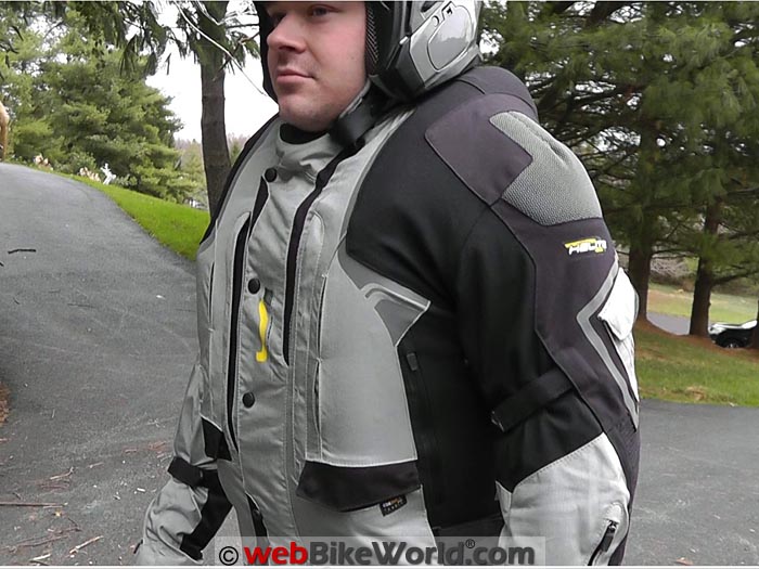 Helite Adventure Airbag Jacket Inflated Collar