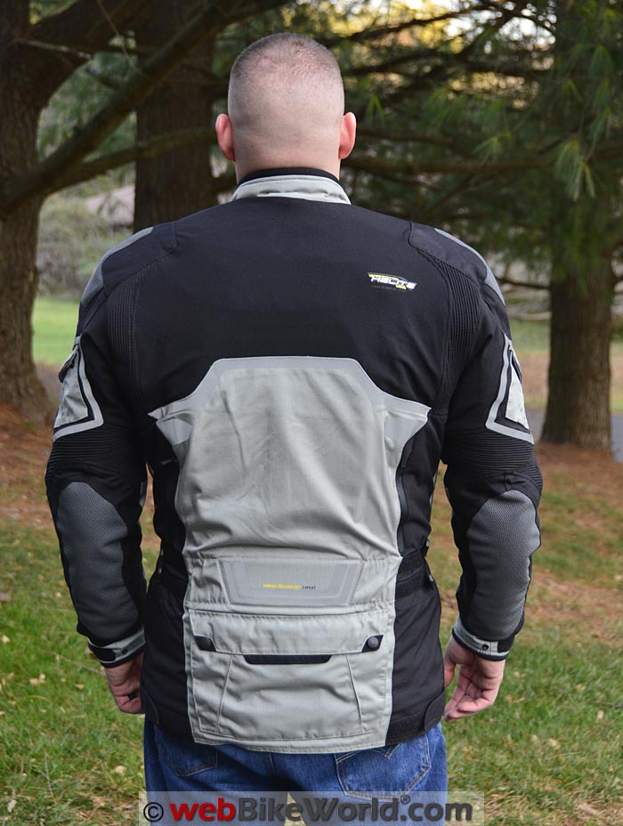 Helite Adventure Airbag Jacket Rear View