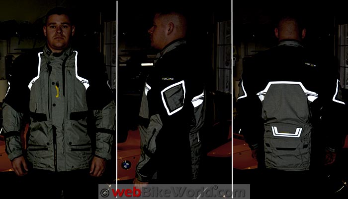 Helite Adventure Airbag Jacket Reflectivity