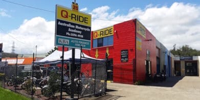 jake Dolan racer and learner rider at AMA training Faith restored in QRide system overhaul