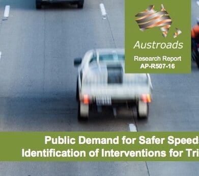 Austroads Safer speeds study