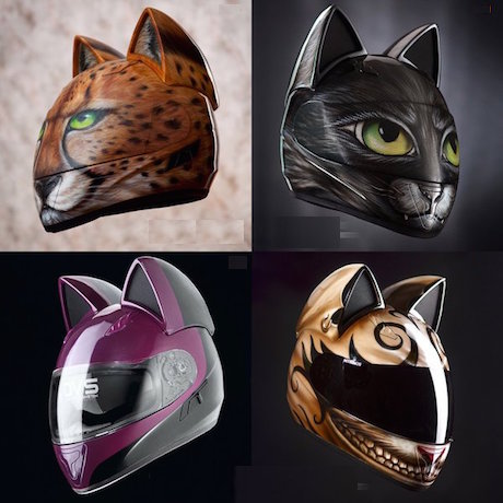 Neko-helmet with cat ears