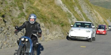 Johammer electric motorcycle in last year's WAVE Trophy electric vehicle rally