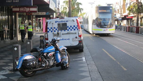 Footpath parking protest