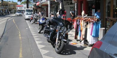 Footpath parking protest - ban