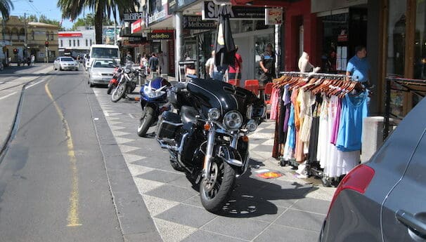 Footpath parking protest - ban