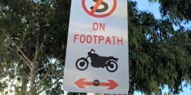 Footpath Parking protest