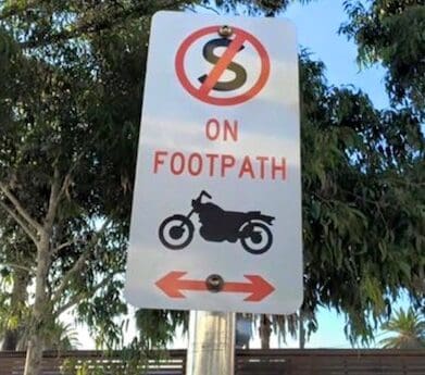 Footpath Parking protest