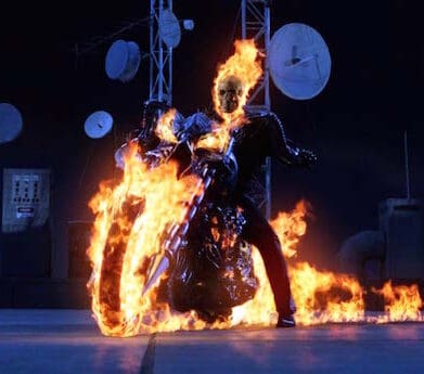 Ghost Rider Nicholas Cage fastest bike in the movies