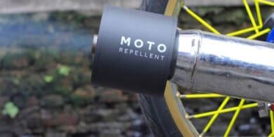 Motor Repellent mosquito repellent for motorcycle exhausts