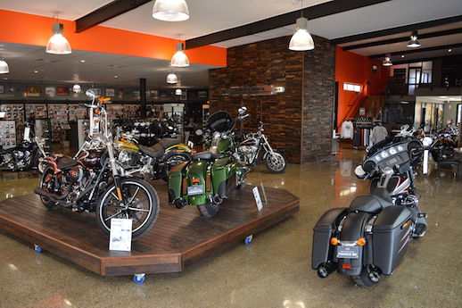Motorcycle industry dealer showroom deal customer