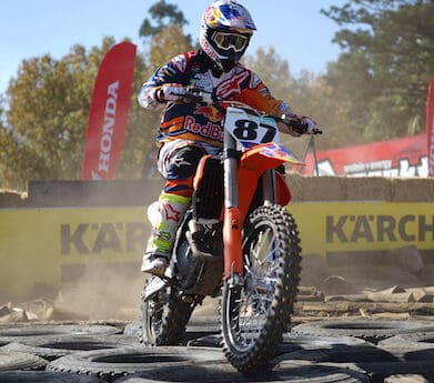 2016 Dakar Rally winner Toby Price at the Clipslal 500