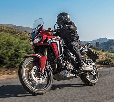 Honda Africa Twin with DCT automatics