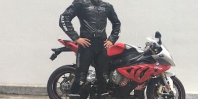 Shark Leathers Faster two-piece leather road suit