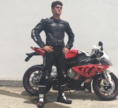 Shark Leathers Faster two-piece leather road suit