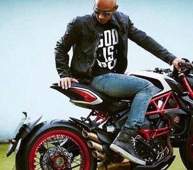 Lewis Hamilton MV Agusta Dragster RR