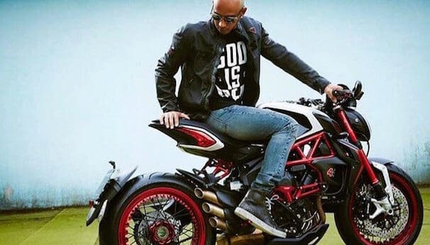 Lewis Hamilton MV Agusta Dragster RR