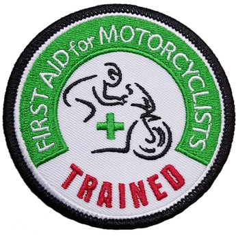 First Aid for Motorcyclists patch training