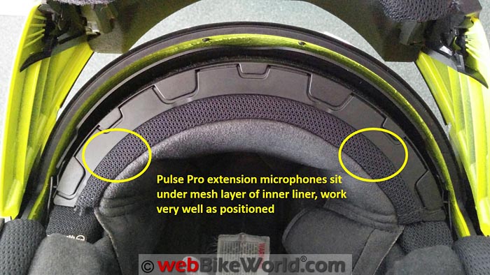 Installation of UClear Pulse Pro Microphones in Helmet