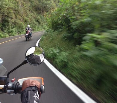 Decreasing radius corners