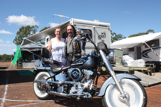 Boris and Mary Paris at a Ulysses AGM caravan