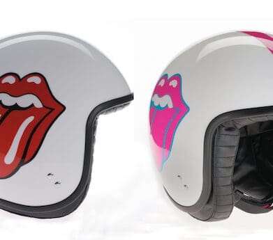Davida Rolling Stones helmet
