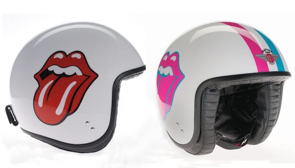 Davida Rolling Stones helmet