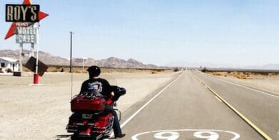 Route 66 Tours test ride a harley