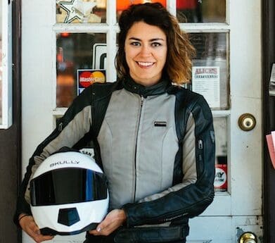 Skully HUD head-up display helmet