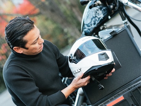 Skully HUD helmet head-up display helmet