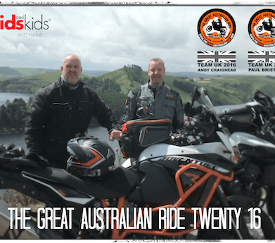 Paul and Andy are joining the 2016 Great Australian Ride